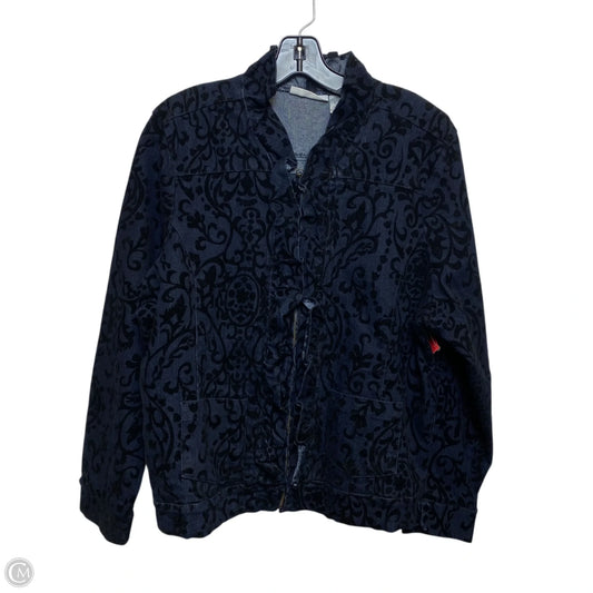 Jacket Denim By Tantrum Blues In Blue Denim, Size: Xxl
