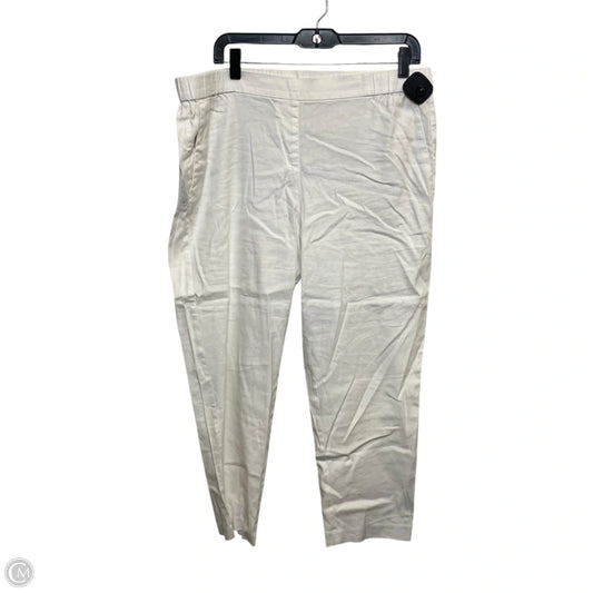 Pants Linen By J. Jill In White, Size: L