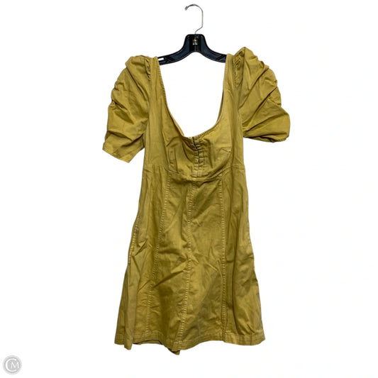 Dress Casual Short By Free People In Yellow, Size: Xs