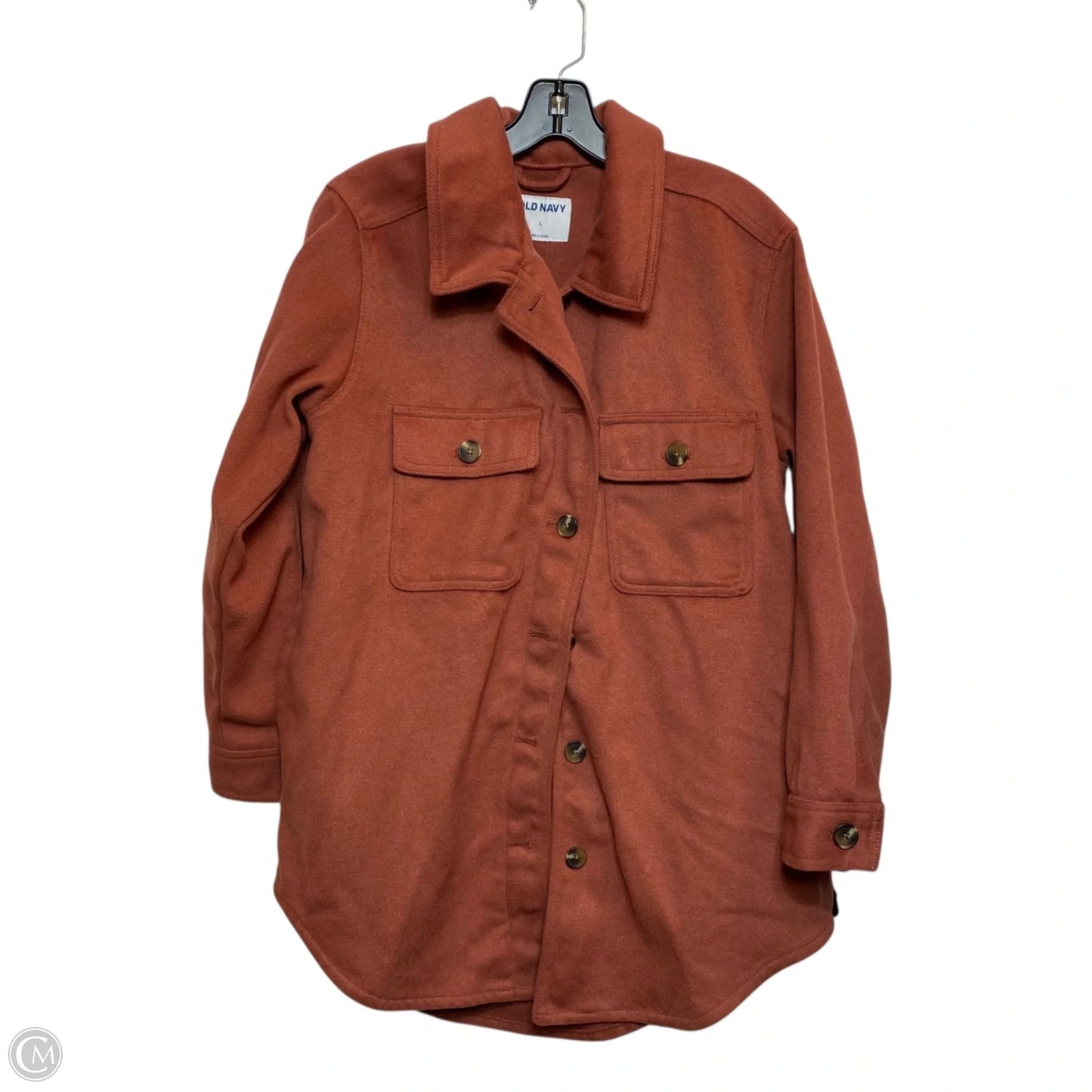 Jacket Shirt By Old Navy In Red, Size: L