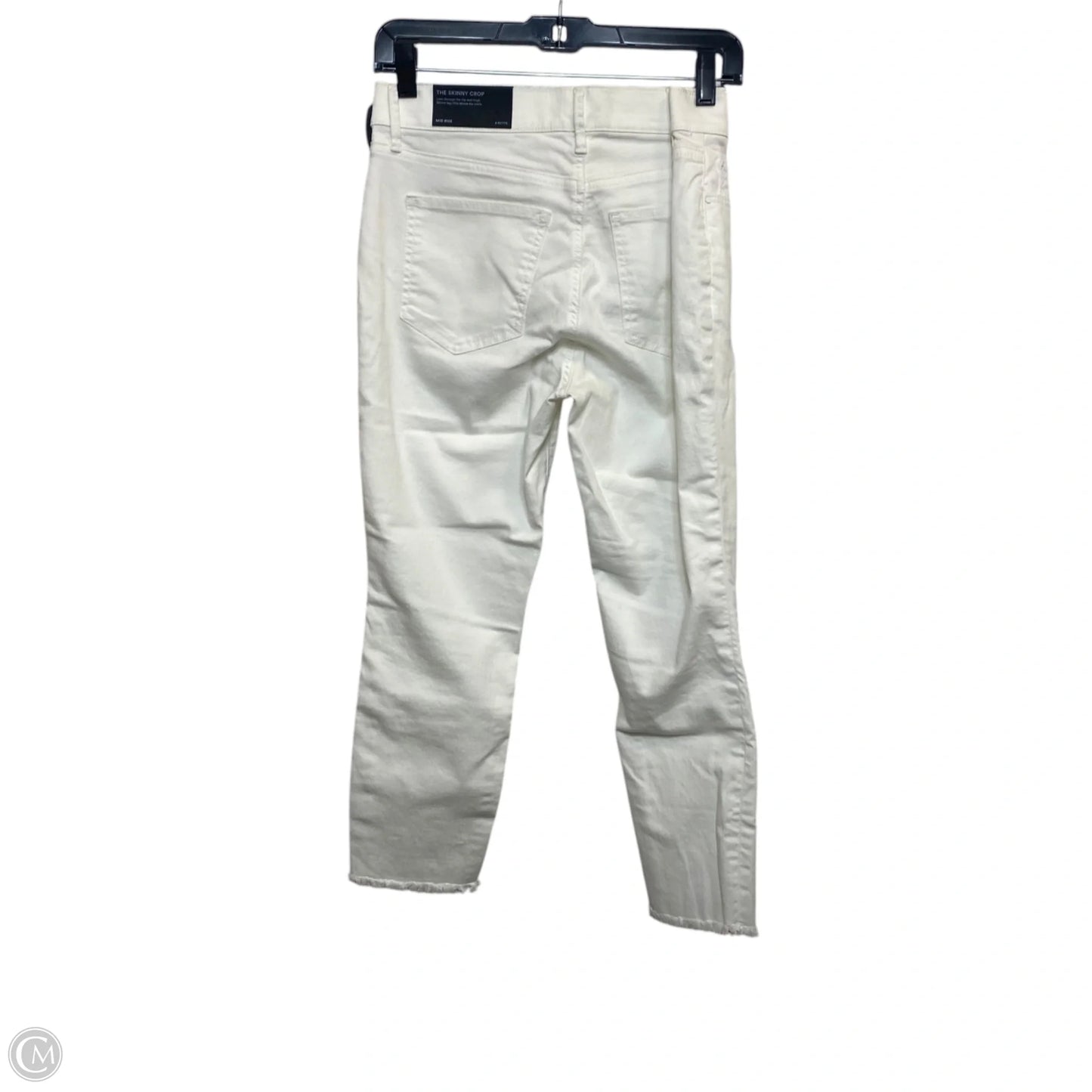 Jeans Skinny By Ann Taylor In White Denim, Size: 8p