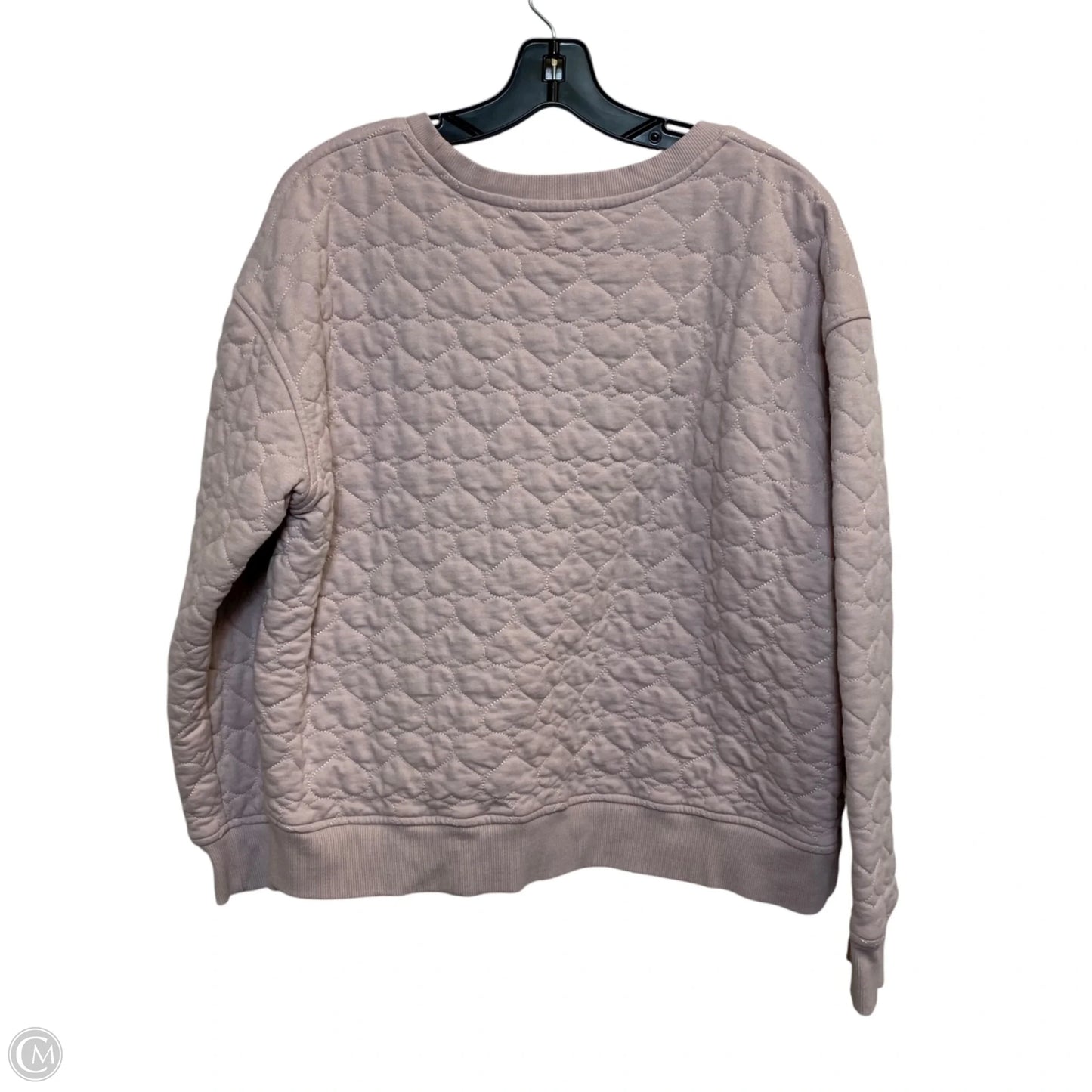 Sweatshirt Crewneck By Jane And Delancey In Pink, Size: L