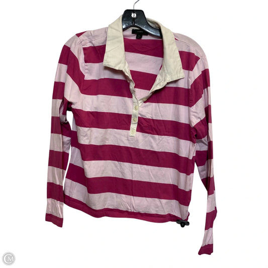 Top Long Sleeve By J. Crew In Pink, Size: Xl