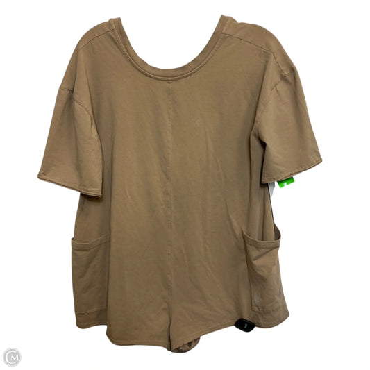 Romper By Free People In Tan, Size: Xs