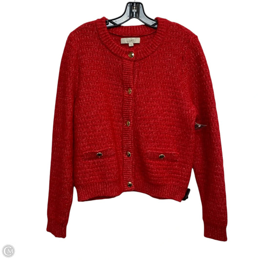 Sweater By Loft In Red, Size: L