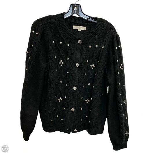 Sweater By Loft In Black, Size: L