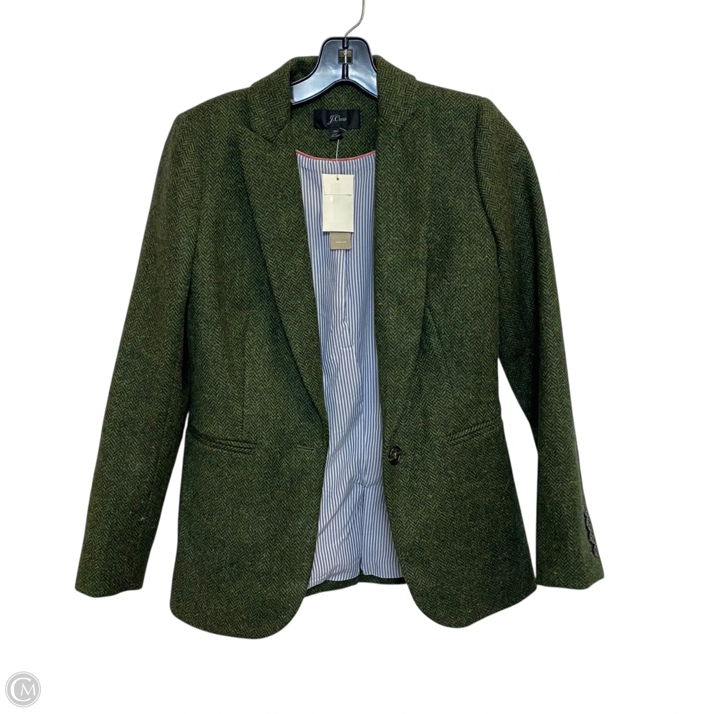 Blazer By J. Crew In Green, Size: Xxs
