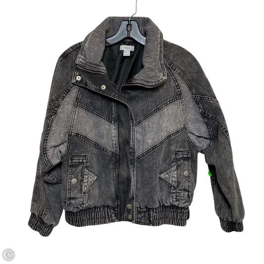 Jacket Denim By Forever 21 In Grey Denim, Size: S