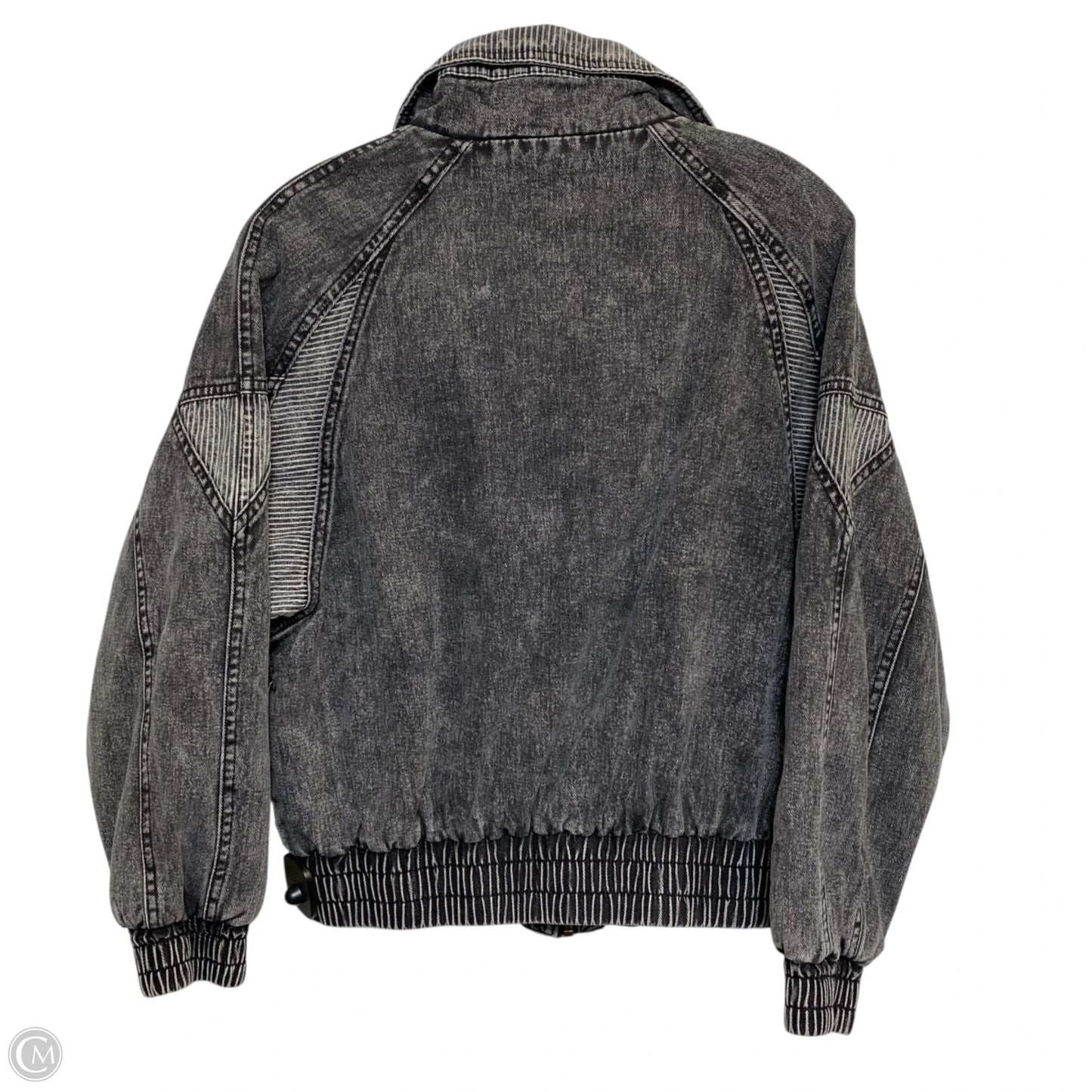 Jacket Denim By Forever 21 In Grey Denim, Size: S