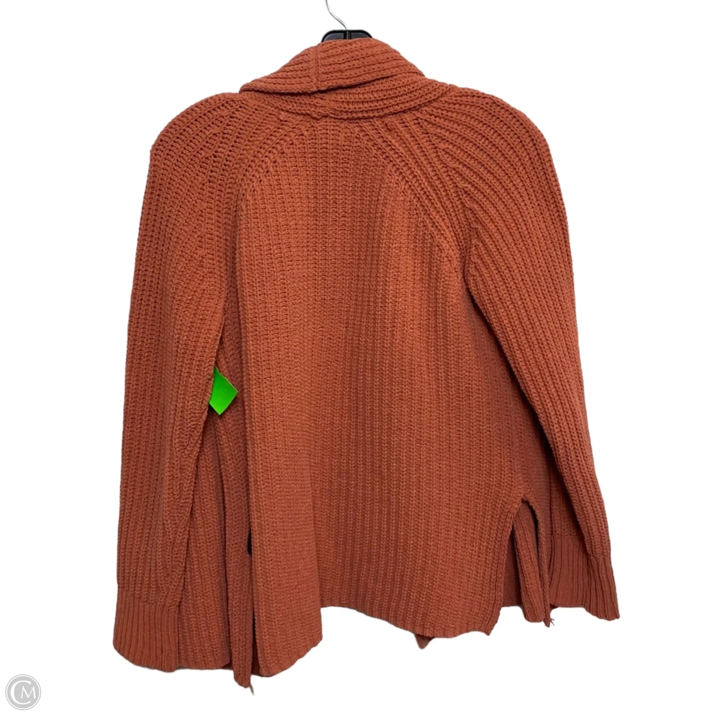 Sweater Cardigan By A New Day In Orange, Size: Xs