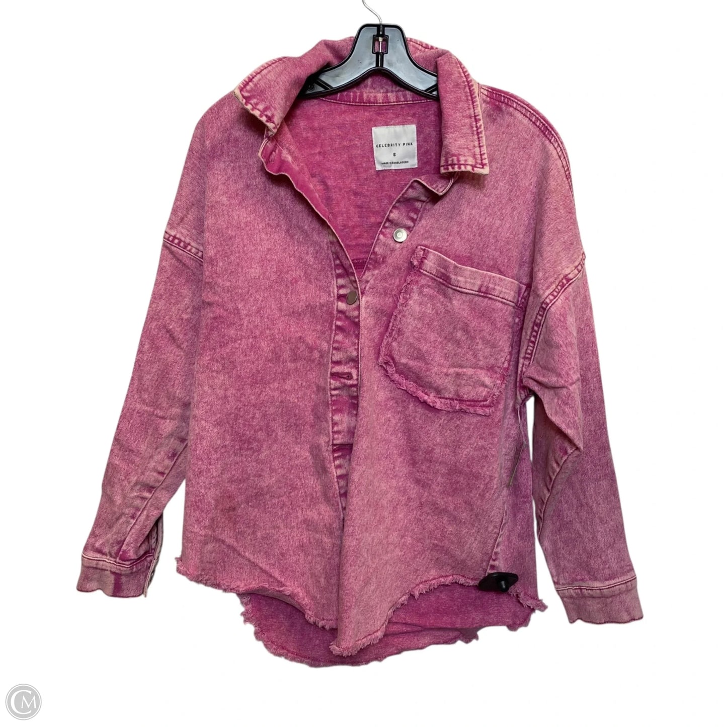Jacket Denim By Celebrity Pink In Pink, Size: S