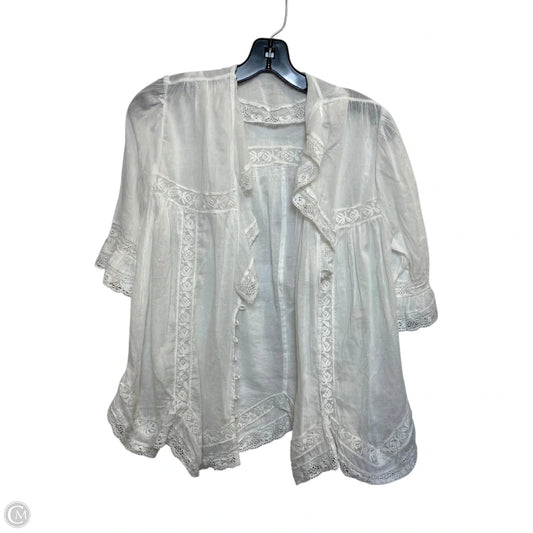 Top Short Sleeve By Free People In White, Size: Xs