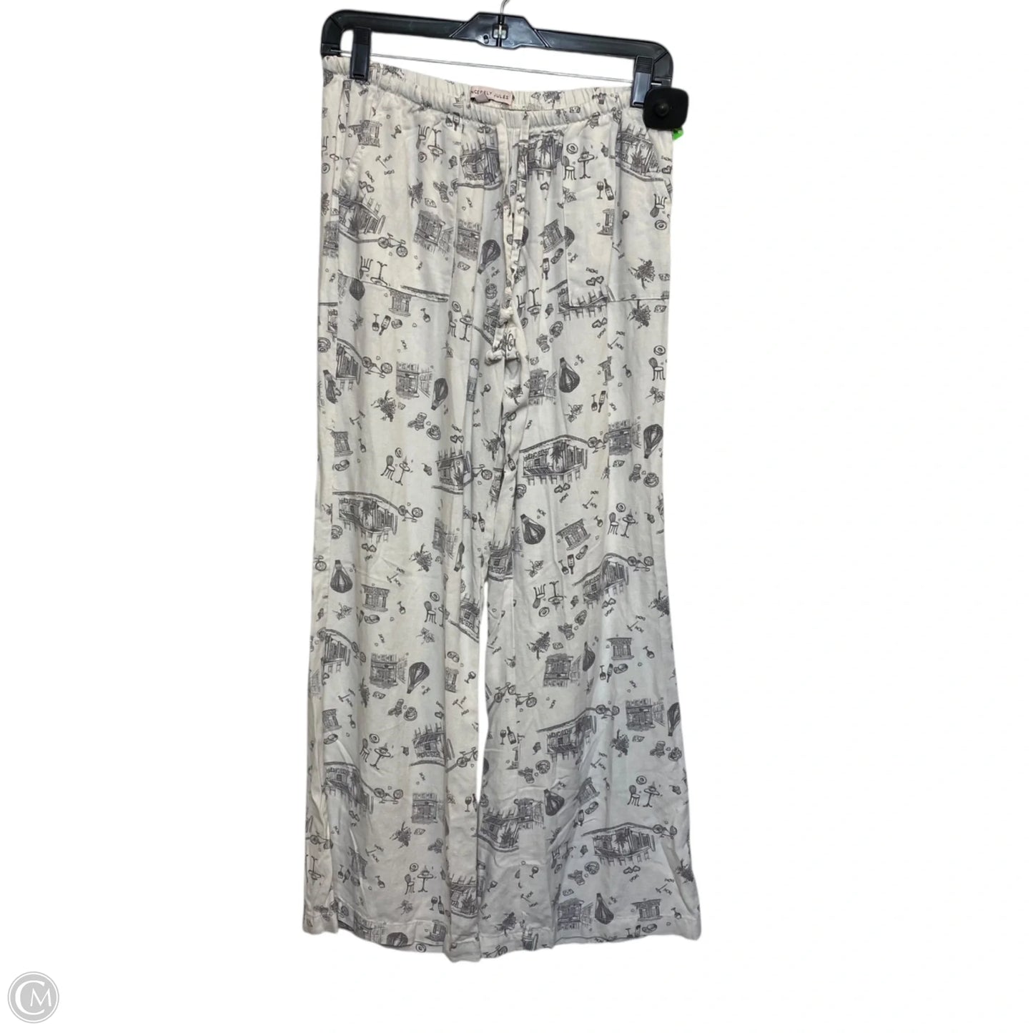 Pants Lounge By Sincerely Jules In Cream, Size: M