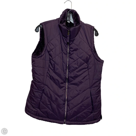 Vest Puffer & Quilted By Cme In Purple, Size: L