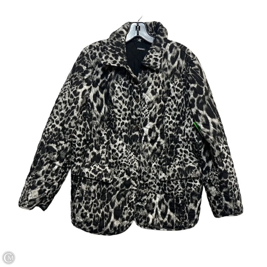 Jacket Puffer & Quilted By Chicos In Animal Print, Size: L