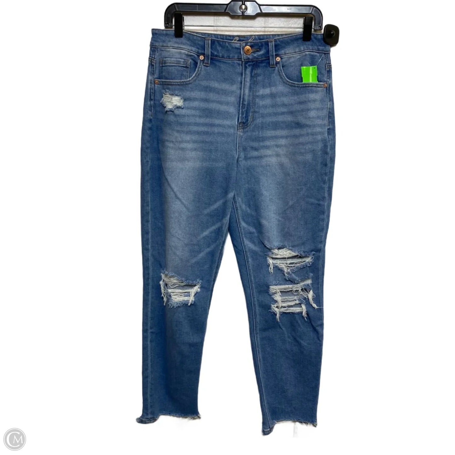 Jeans Skinny By Ofluck In Blue Denim, Size: 10