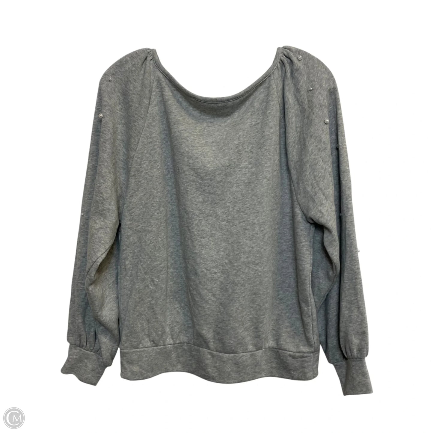 Top Long Sleeve By Loft In Grey, Size: M