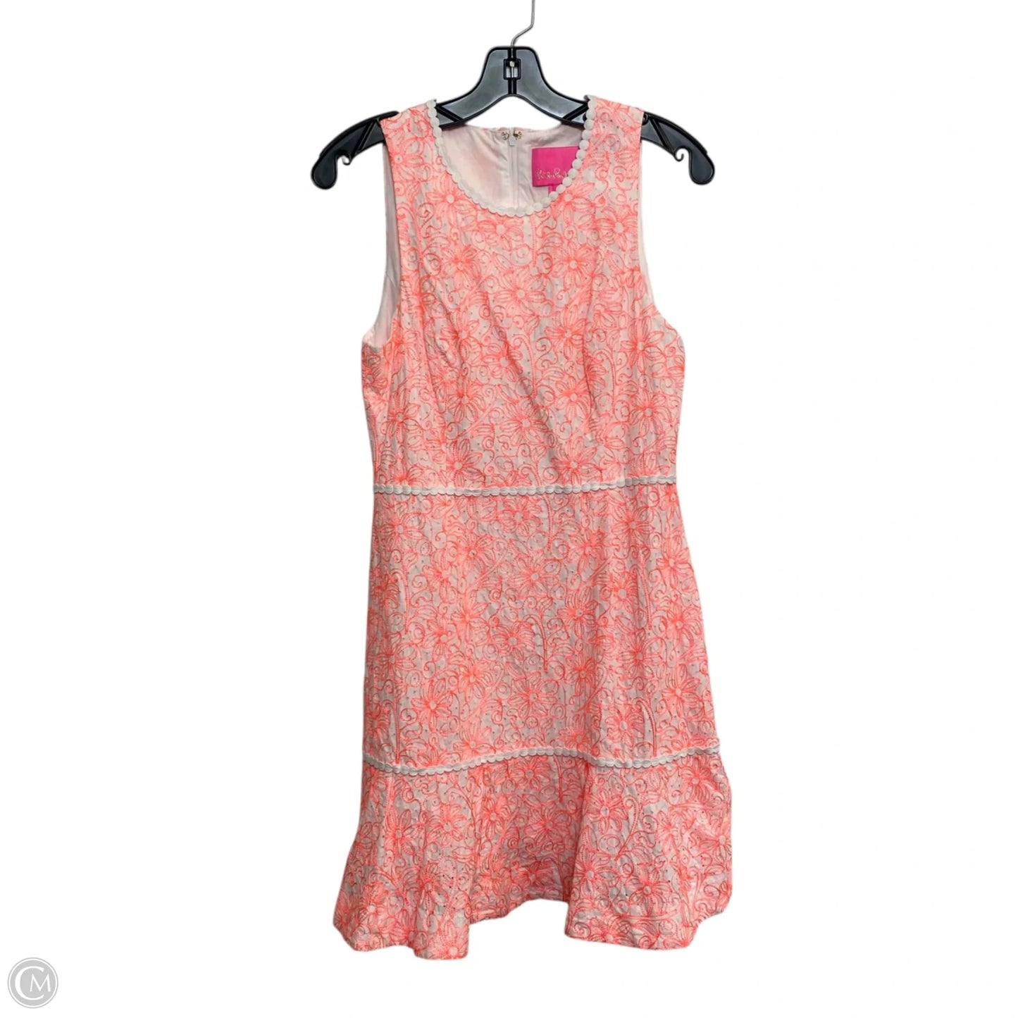 Dress Designer By Lilly Pulitzer In Orange, Size: S