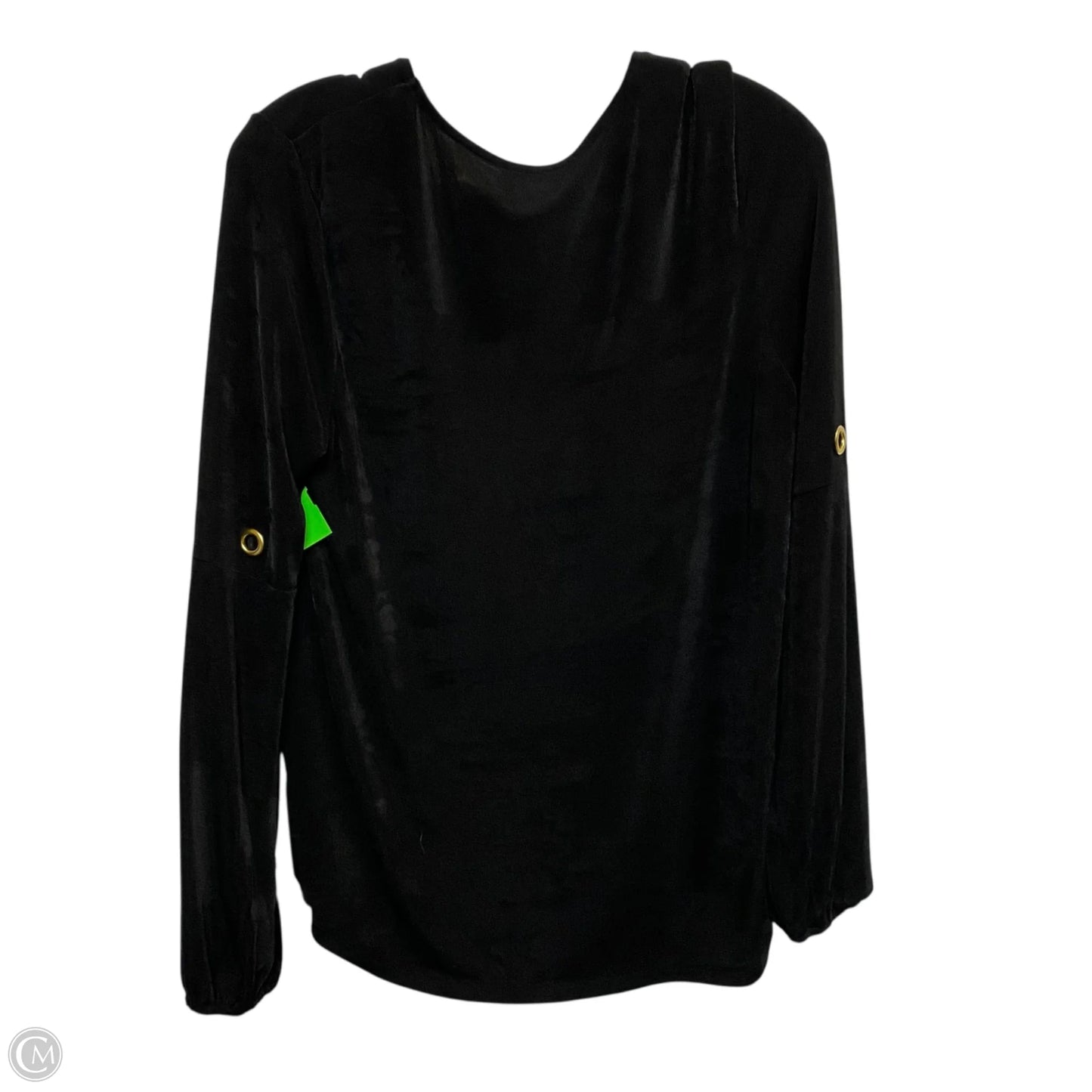 Top Long Sleeve By Michael By Michael Kors In Black, Size: M