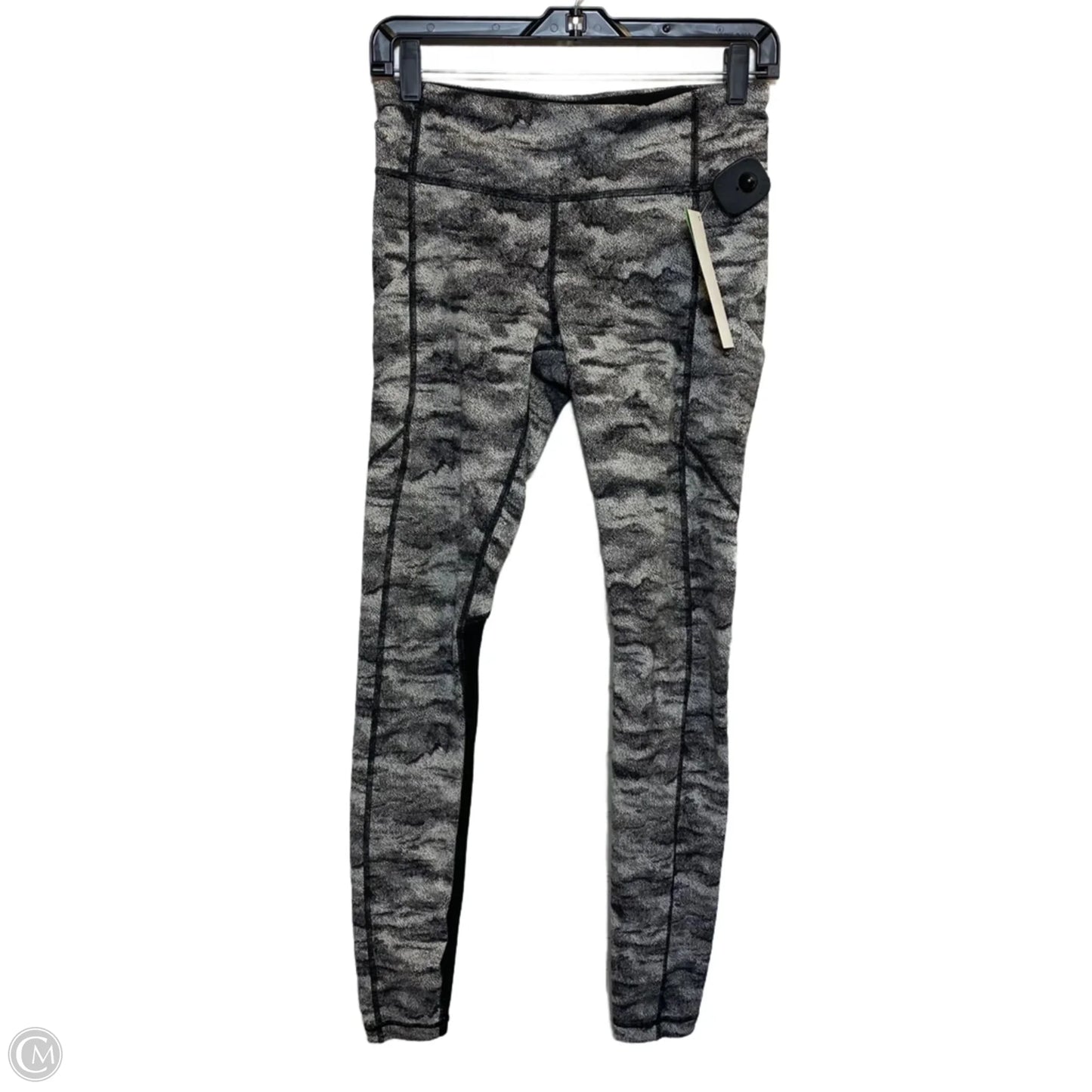 Athletic Leggings By Lululemon In Black & White, Size: S