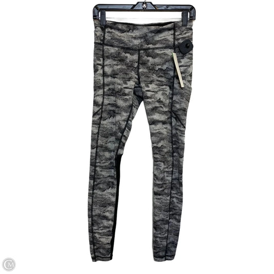 Athletic Leggings By Lululemon In Black & White, Size: S