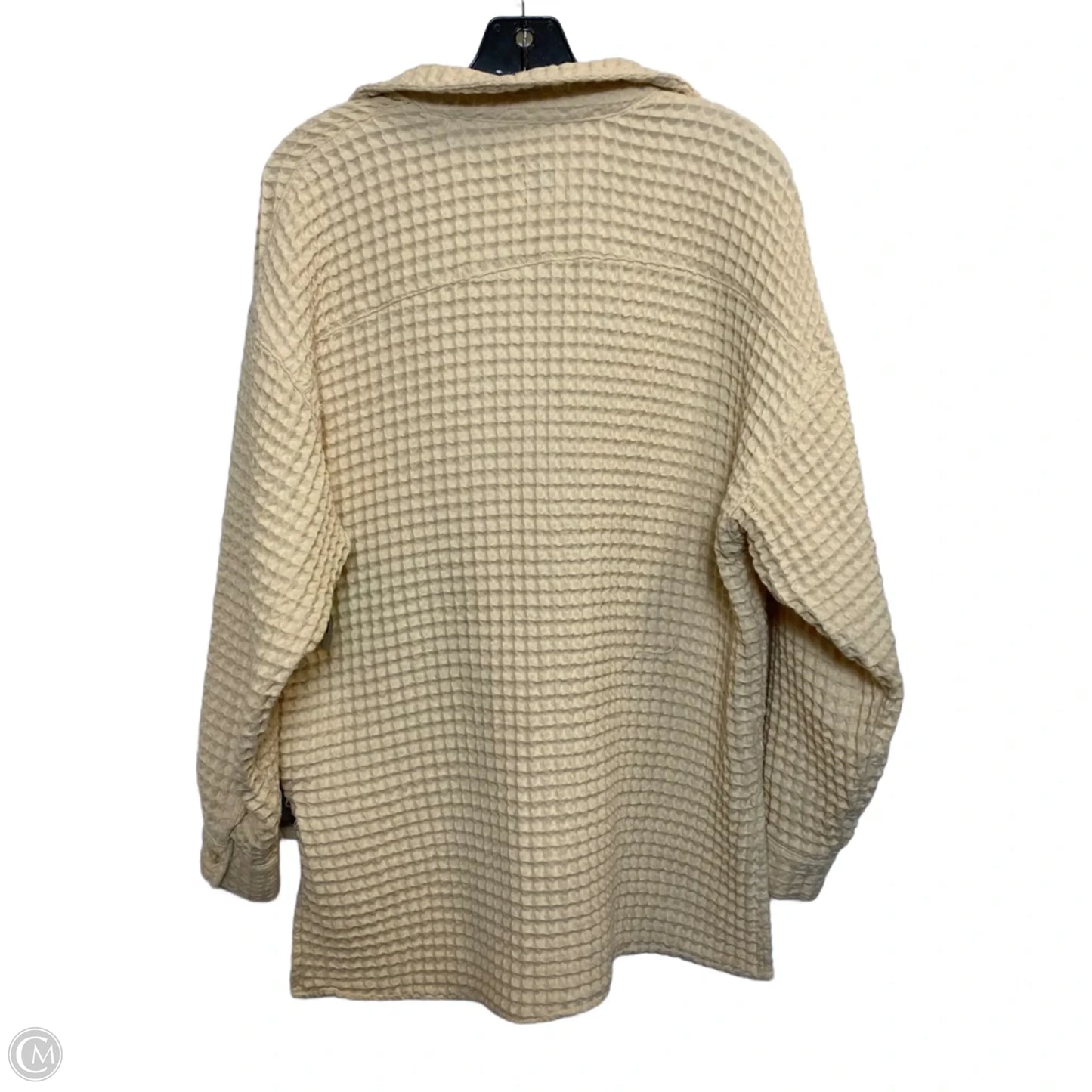 Jacket Shirt By Bdg In Cream, Size: S