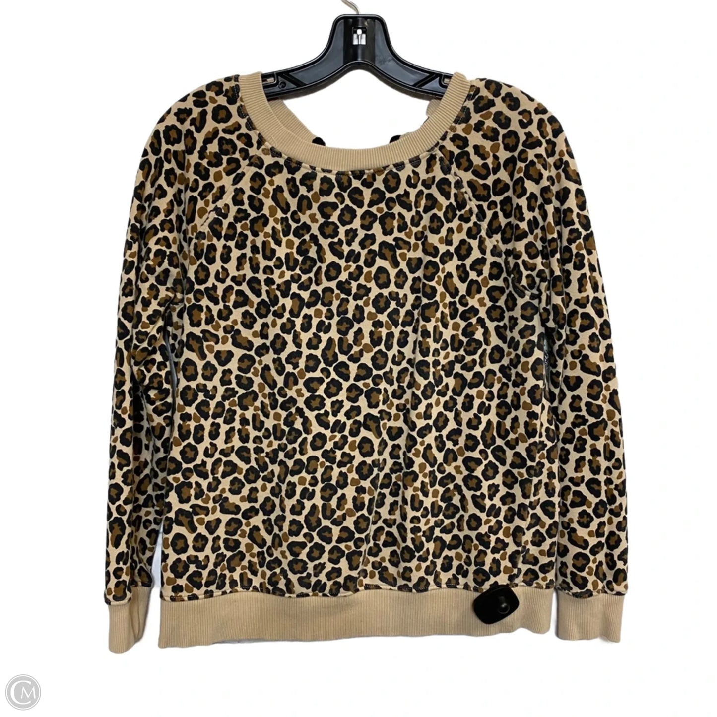 Sweatshirt Crewneck By Crown And Ivy In Animal Print, Size: M