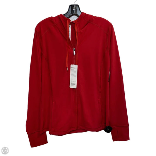 Athletic Jacket By Crz Yoga In Red, Size: Xl
