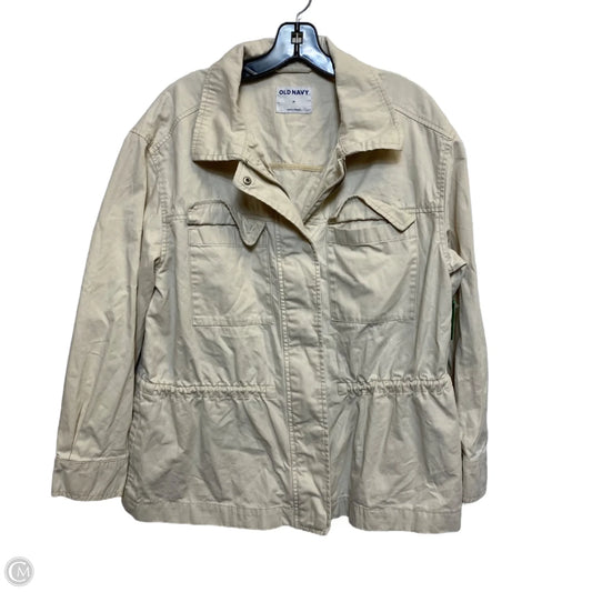Jacket Utility By Old Navy In Cream, Size: M