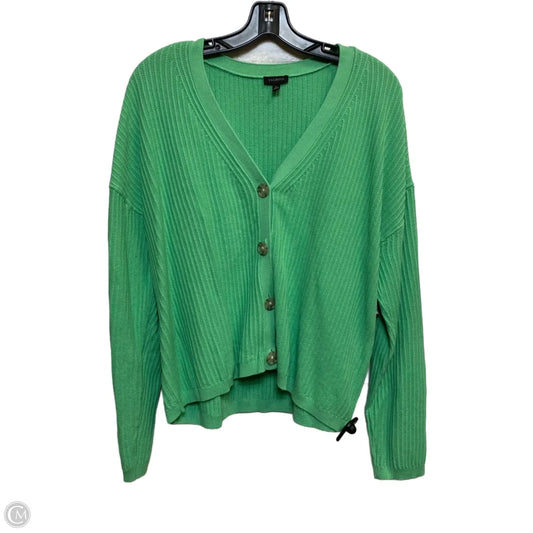 Cardigan By Talbots In Green, Size: Xl