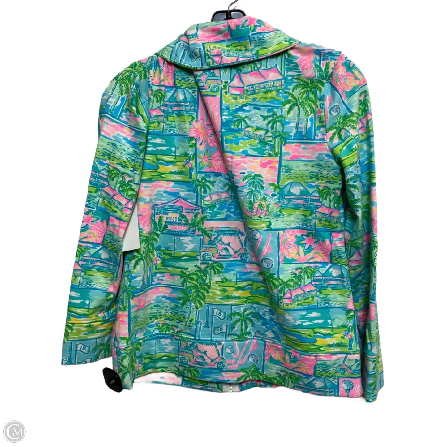 Sweatshirt Designer By Lilly Pulitzer In Blue & Green, Size: Xs