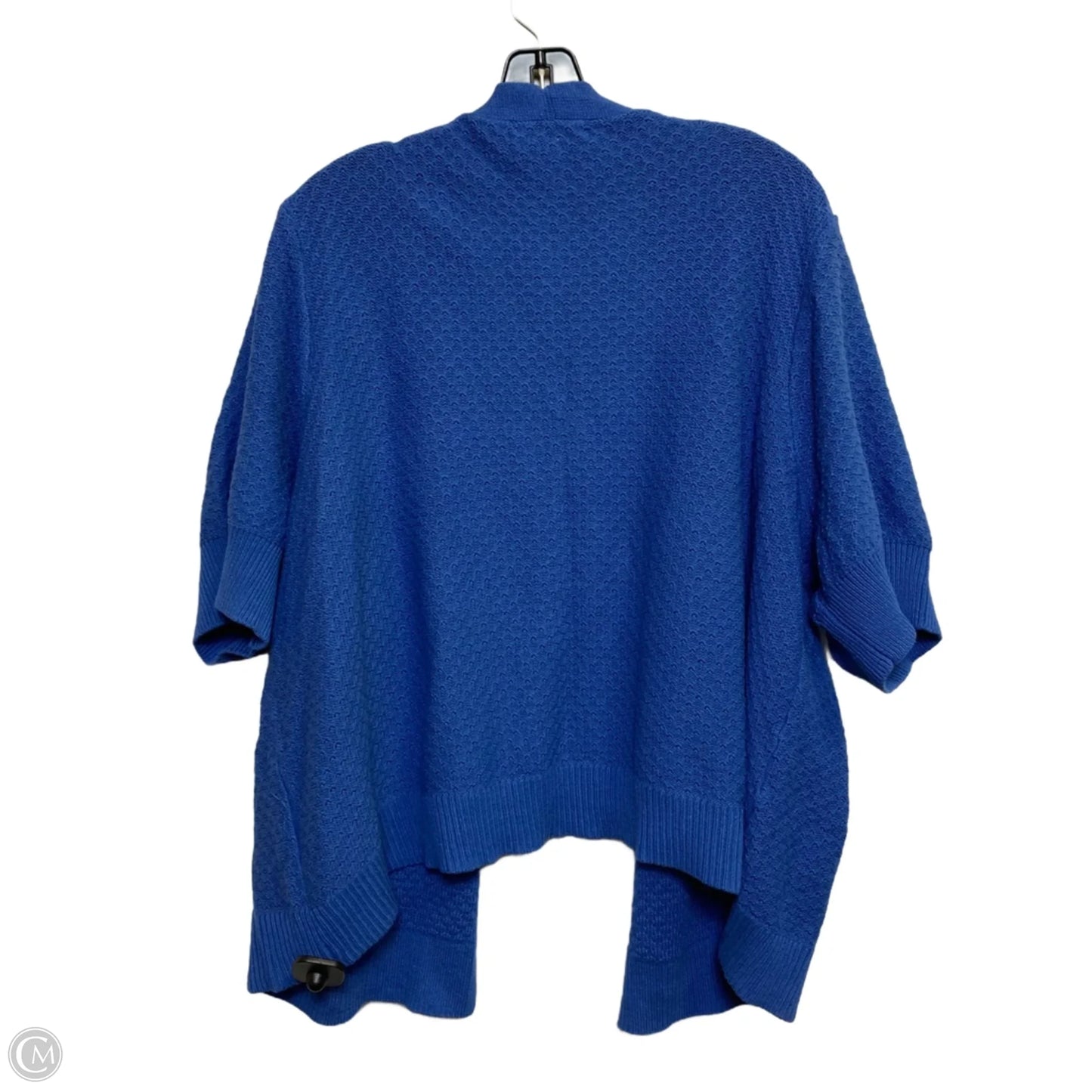 Sweater Short Sleeve By Cj Banks In Blue, Size: 3x