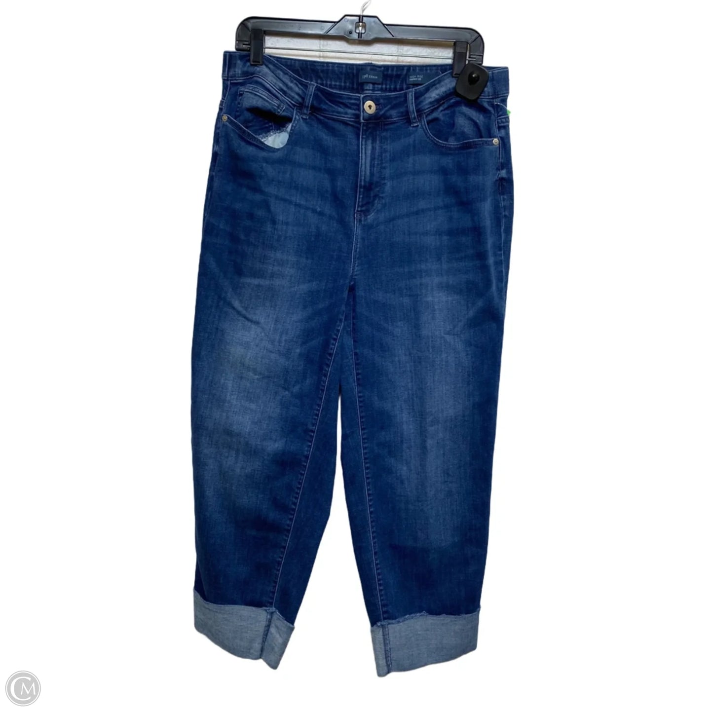 Jeans Straight By J. Jill In Blue Denim, Size: 16