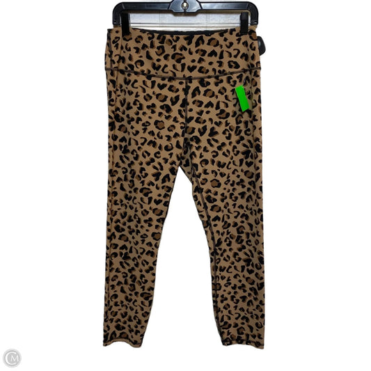 Athletic Leggings Capris By Ivl Collective In Animal Print, Size: L