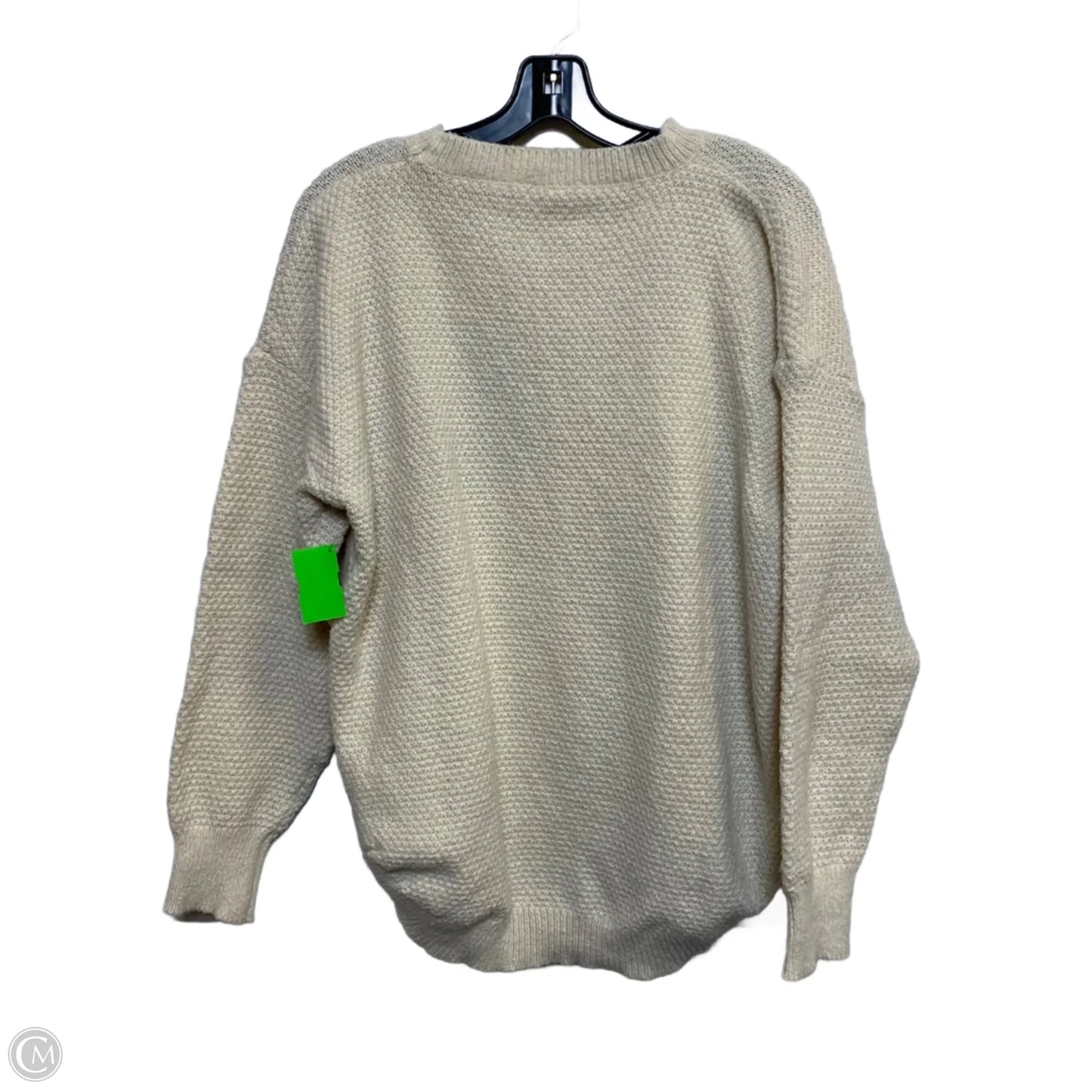 Sweater By Cmf In Cream, Size: Xl