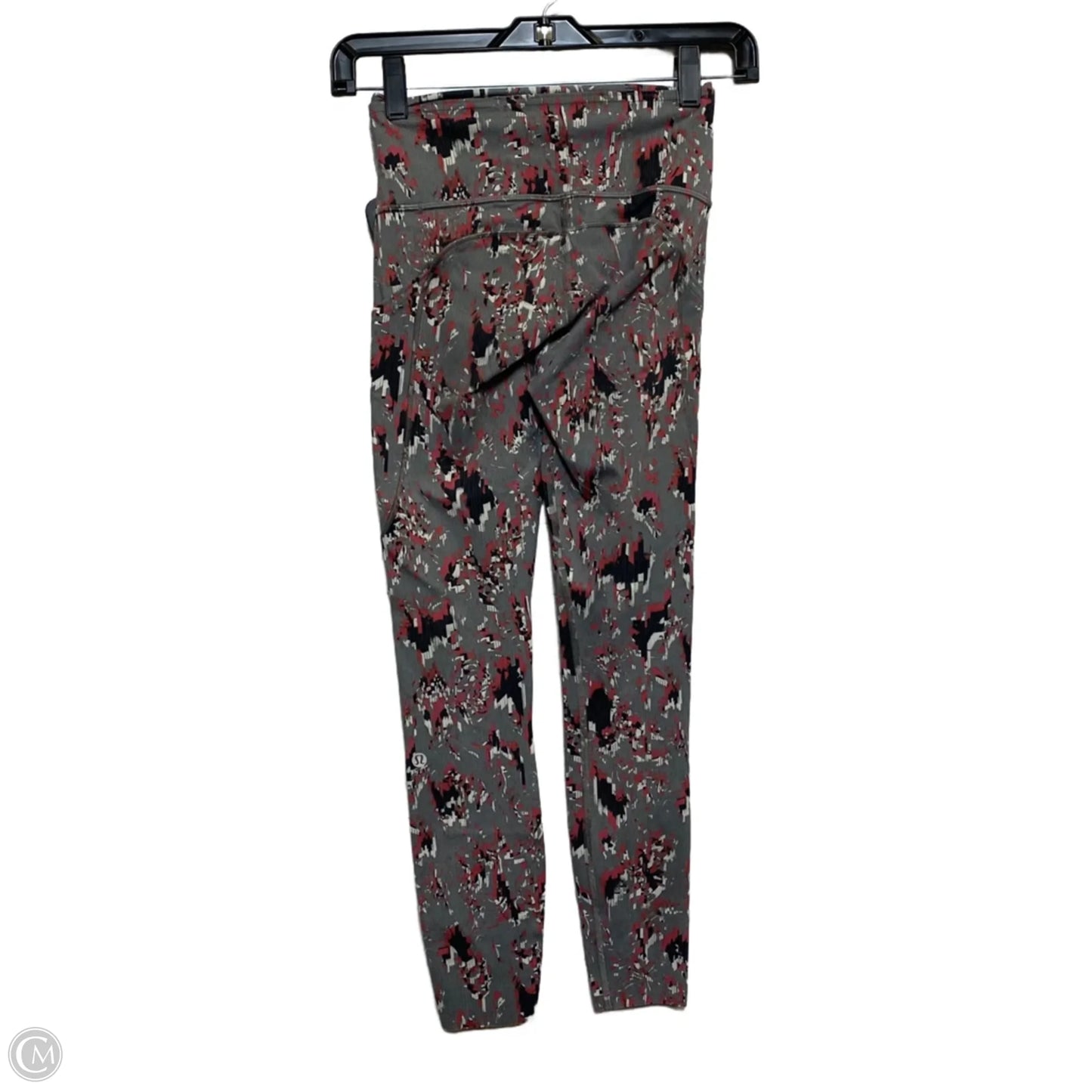 Athletic Leggings By Lululemon In Grey, Size: Xs