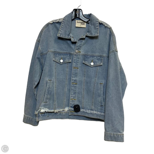 Jacket Denim By Savanna Jane In Blue Denim, Size: S