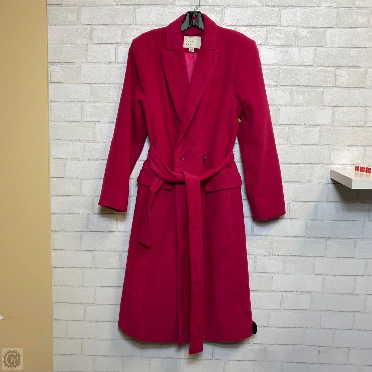 Coat Peacoat By A New Day In Pink, Size: Xs