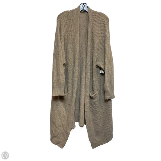 Sweater Cardigan By Universal Thread In Tan, Size: 1x