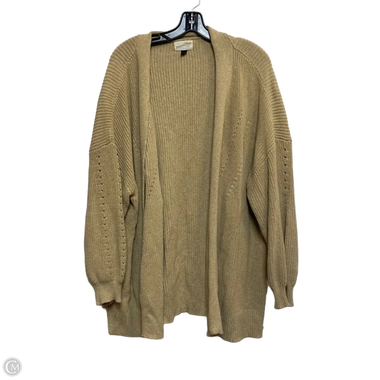 Sweater Cardigan By Universal Thread In Tan, Size: 2x