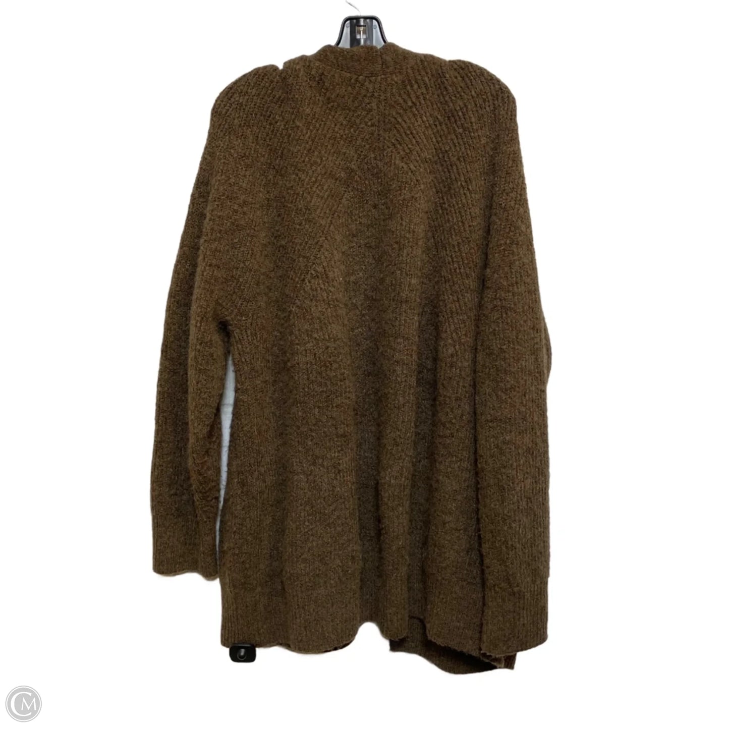 Sweater Cardigan By Ava & Viv In Brown, Size: 2x