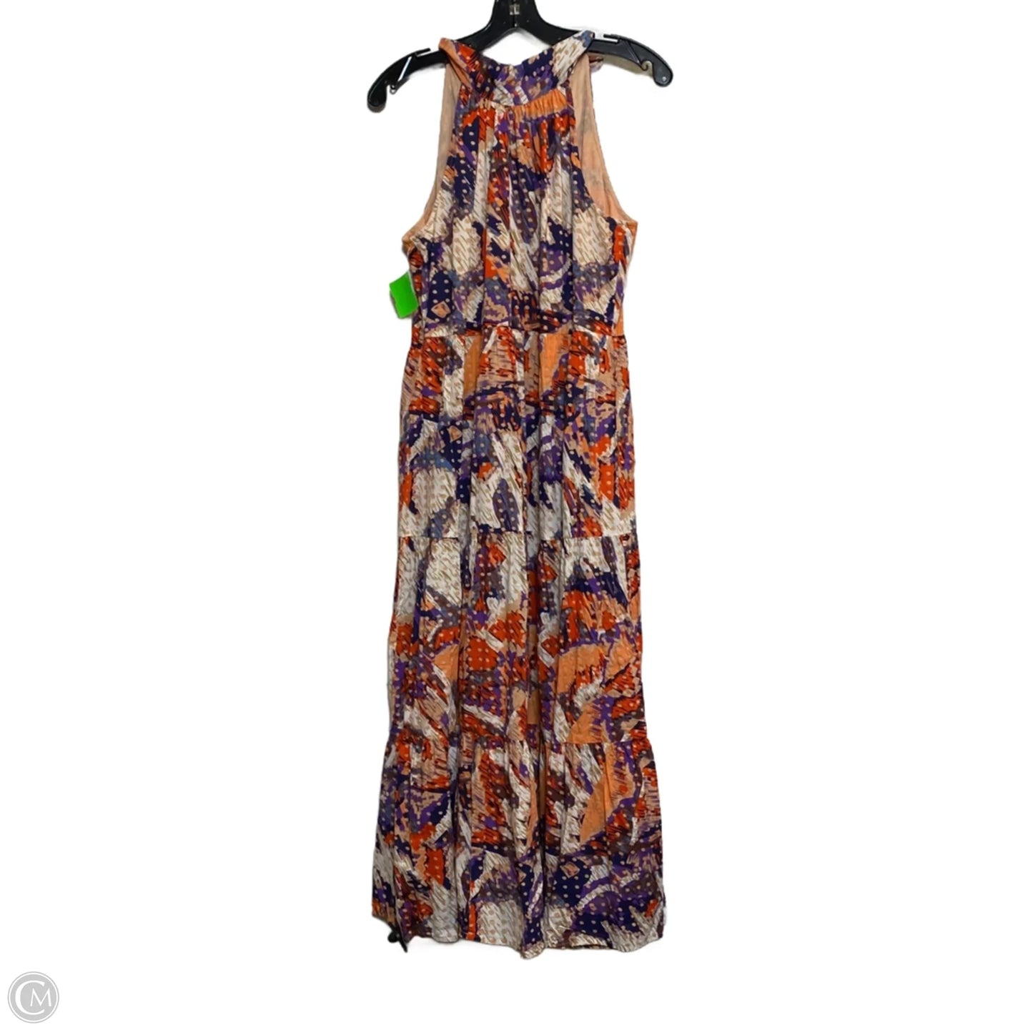 Dress Casual Maxi By Thml In Orange & Purple, Size: L
