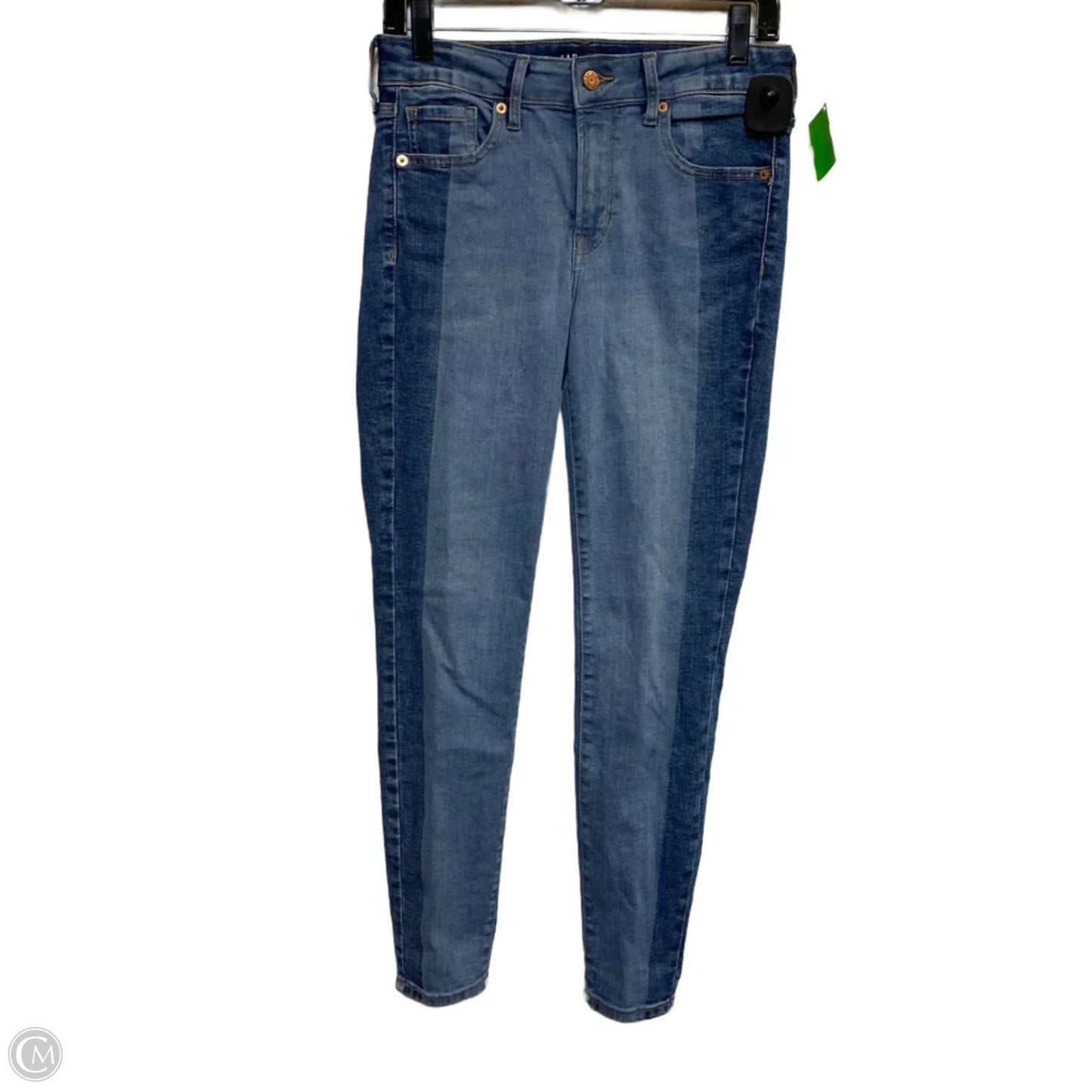 Jeans Skinny By Gap In Blue Denim, Size: 4