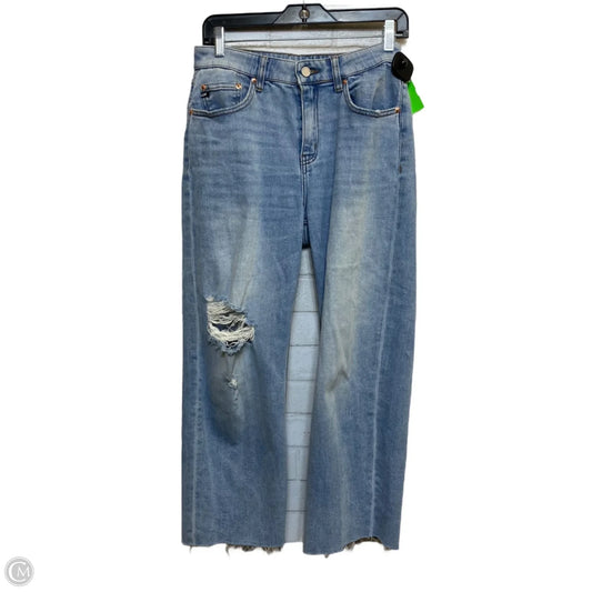 Jeans Wide Leg By Gap In Blue Denim, Size: 6