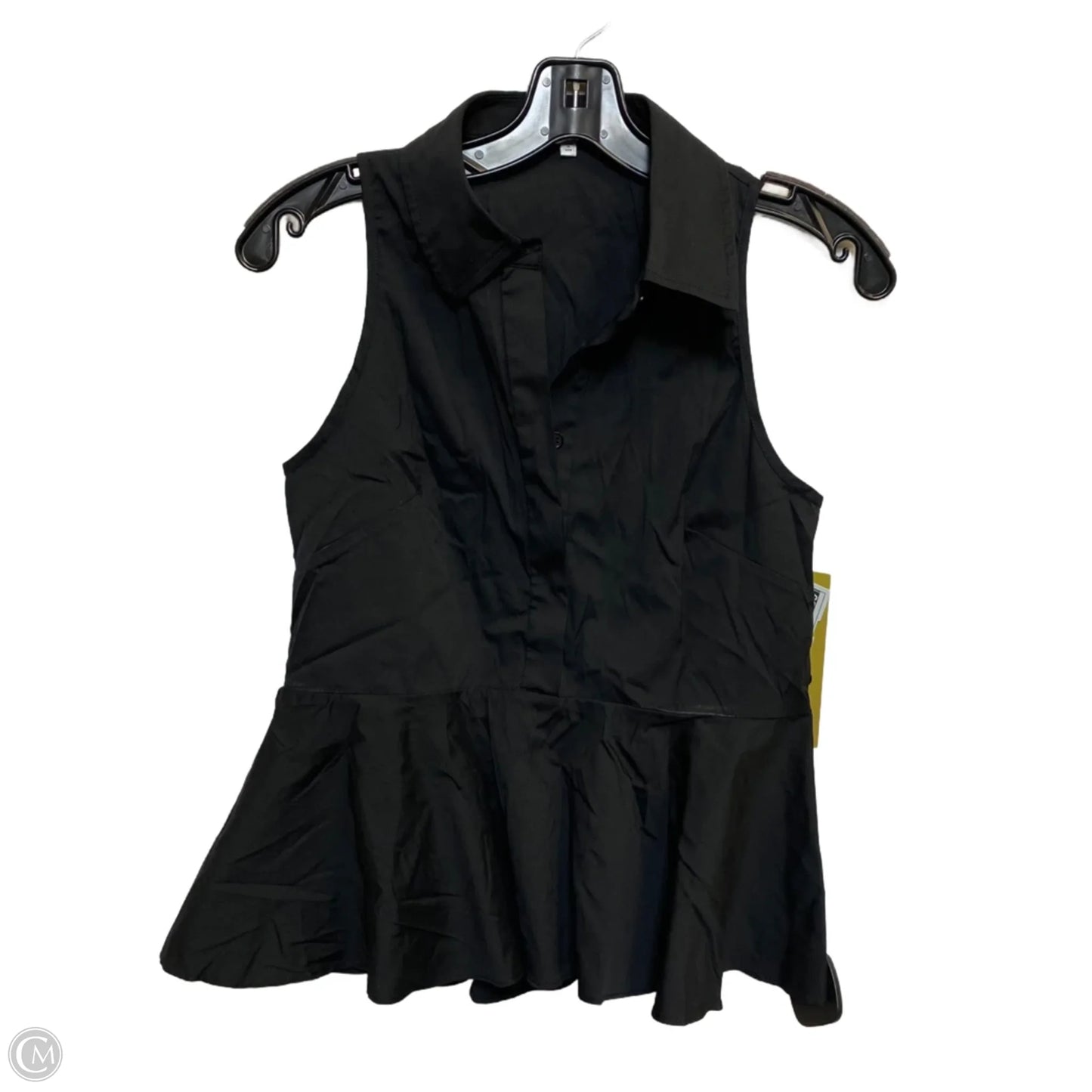 Top Sleeveless Designer By Milly In Black, Size: Xs