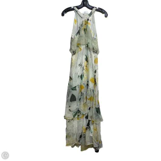 Dress Casual Midi By Anthropologie In Cream, Size: Xs