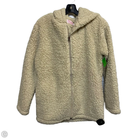 Jacket Faux Fur & Sherpa By Pink Lily In Tan, Size: S