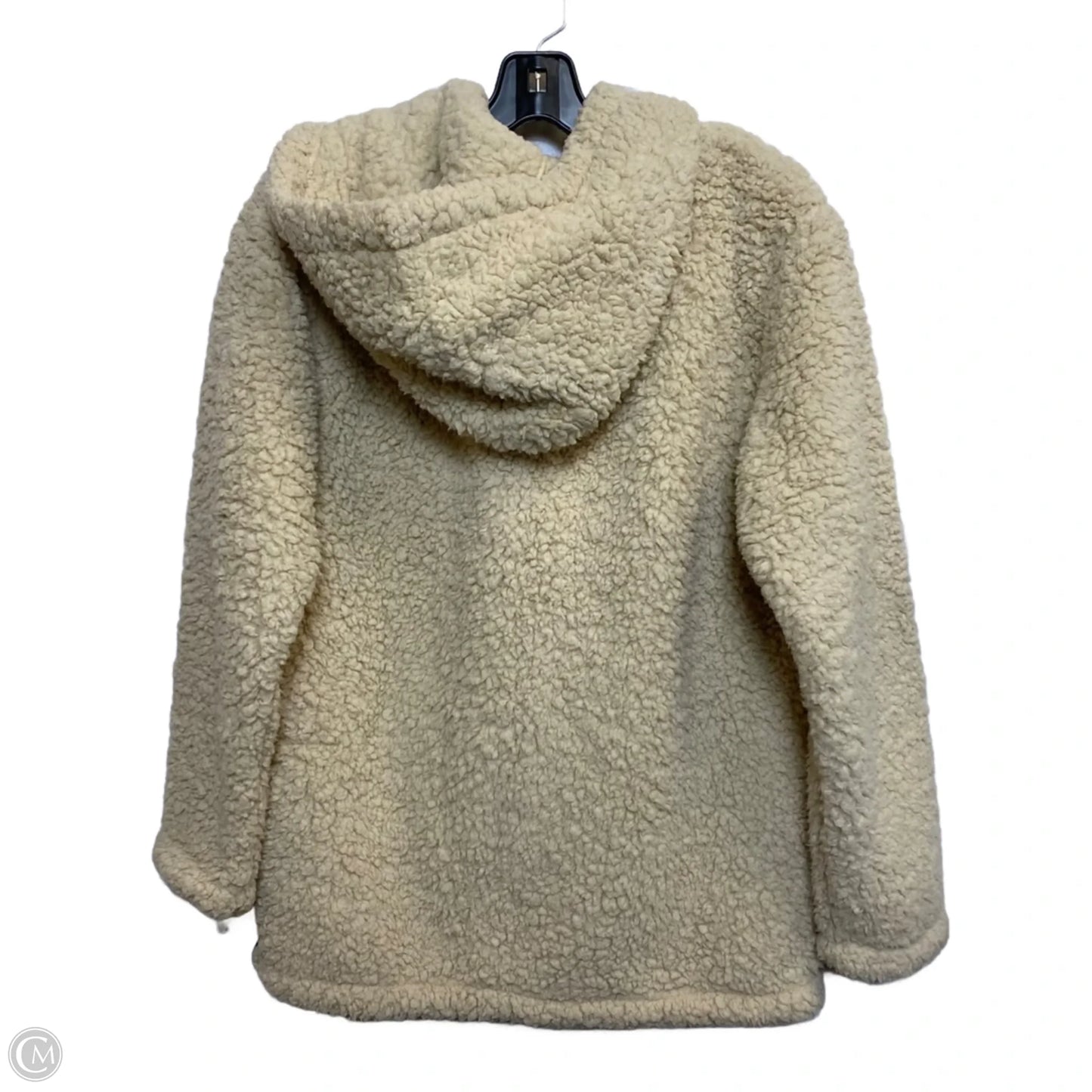 Jacket Faux Fur & Sherpa By Pink Lily In Tan, Size: S