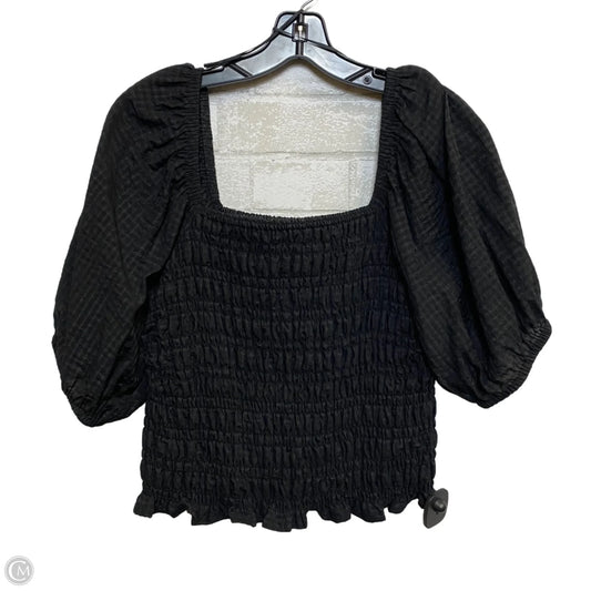 Top Short Sleeve By Old Navy In Black, Size: M