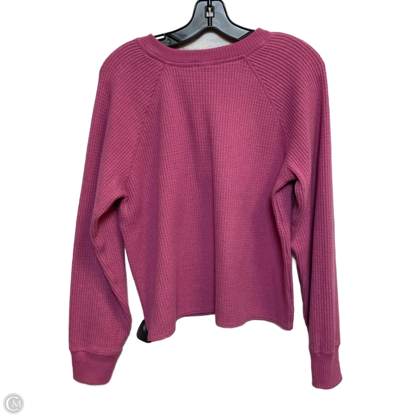 Top Long Sleeve Basic By Old Navy In Pink, Size: M